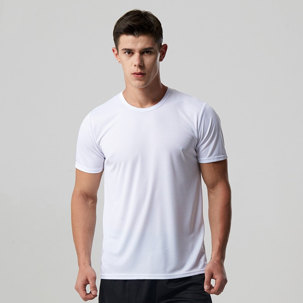 Men Quick Dry T Shirt Running Slim Fit Top Tees Solid Shirts by http://Lolyshop.shop