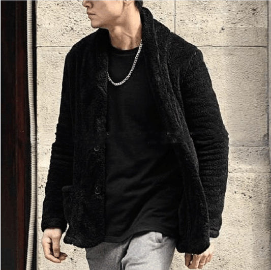 Men's plush plush jacket by http://Lolyshop.shop