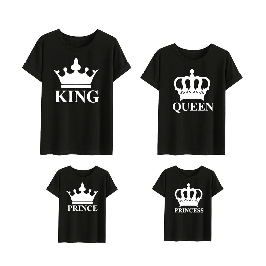 Crown King Family Wear Summer New Short-Sleeved T-Shirt Family Wear by http://Lolyshop.shop