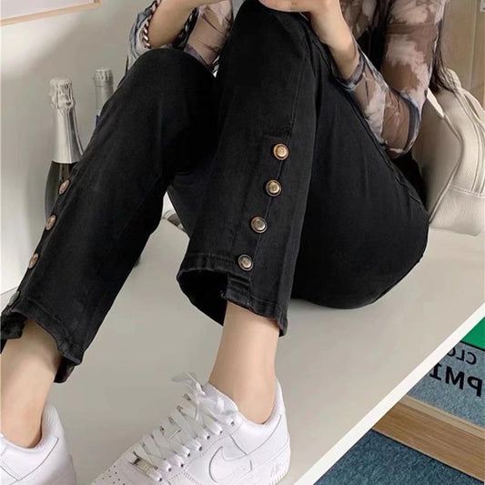 High Waist Slimming Retro Jeans For Women by http://Lolyshop.shop