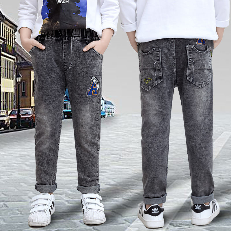 Boys Jeans Autumn And Winter New One-piece Velvet by http://Lolyshop.shop