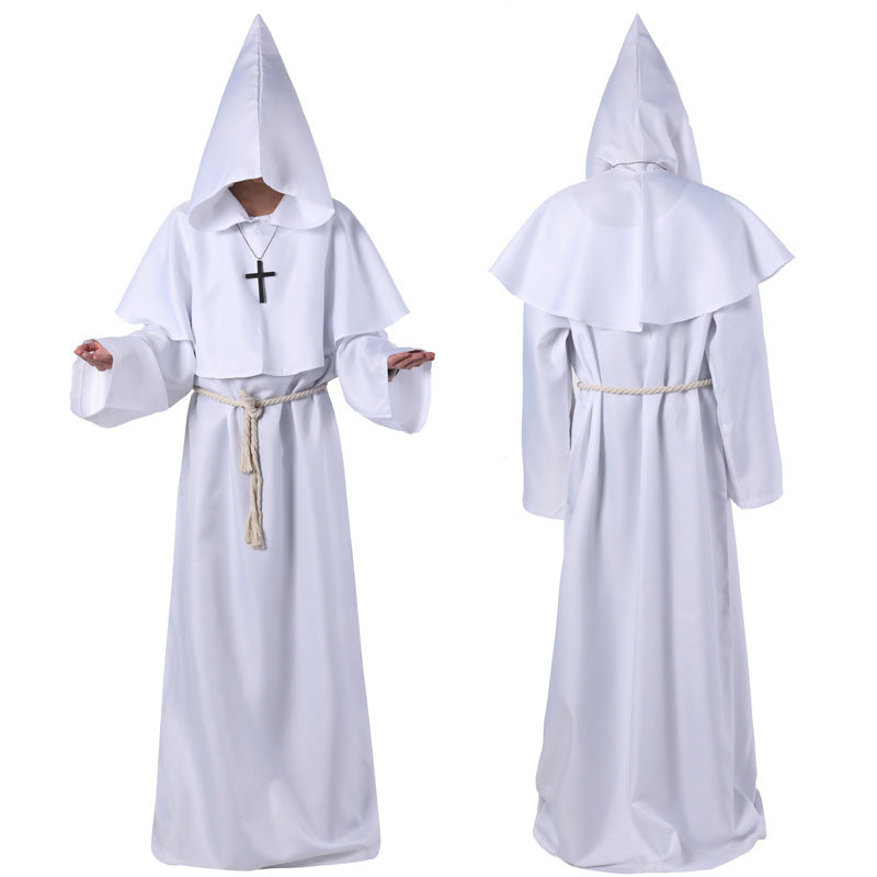 Halloween Costume Medieval Friar Wizard Costume by http://Loyshop.shop