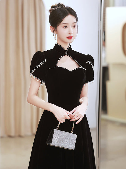 Fashion Black Evening Dress Women by http://Loyshop.shop