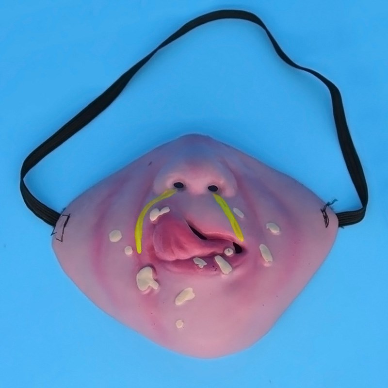 Halloween half face mask by http://Loyshop.shop