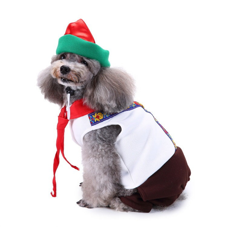 Dog supplies pet Christmas clothes creative Halloween Christmas pet clothes funny dog clothes cross-border by http://Lolyshop.shop