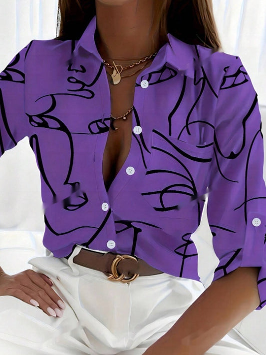 Women's Spring Summer Long Sleeve Casual Shirt by http://Lolyshop.shop