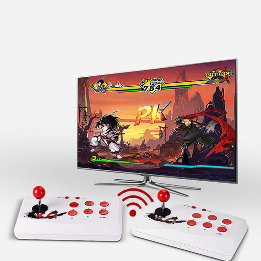 HD wireless double joystick game console fighting arcade by http://Lolyshop.shop