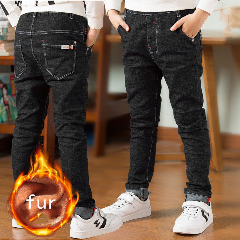 Boys plus fleece jeans by http://Lolyshop.shop