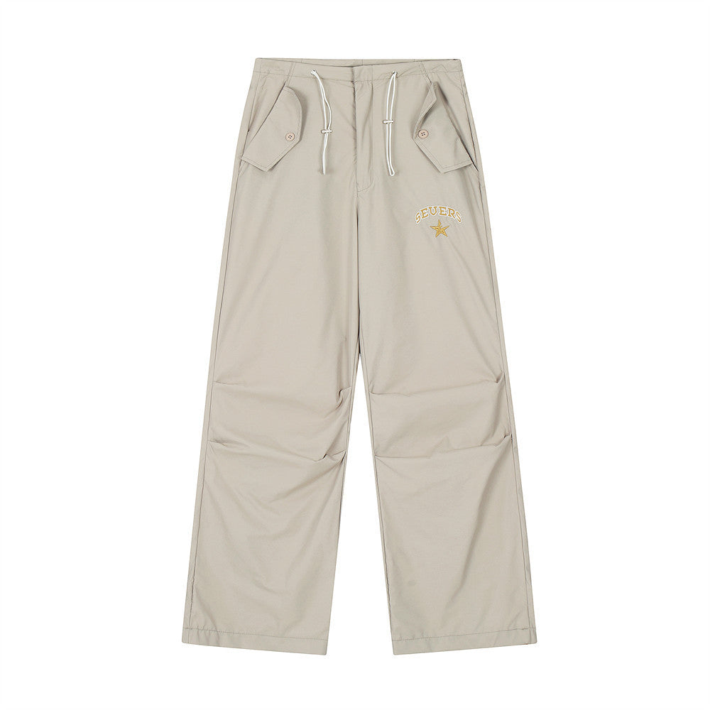 Fashion Sports And Leisure Straight-leg Trousers Male by http://Loyshop.shop