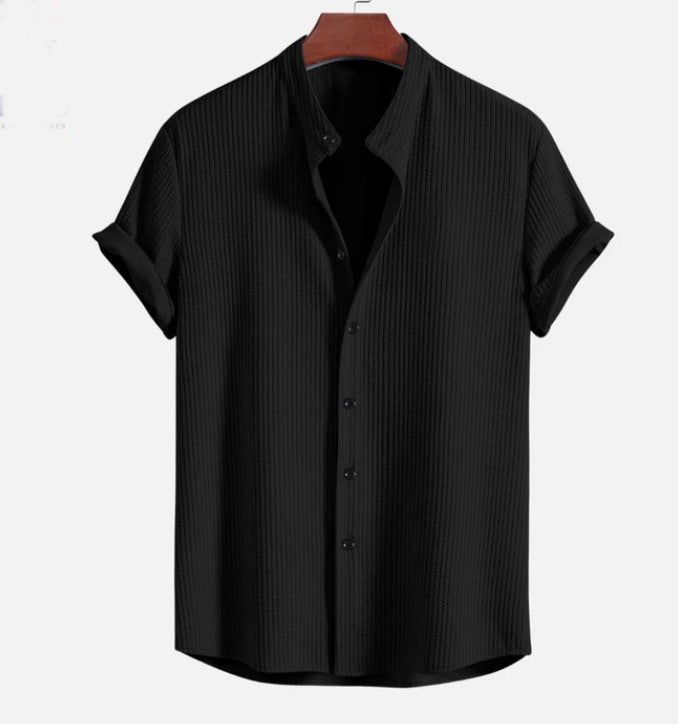 Short Sleeve Loose Shirt Top Summer Mens Clothing by http://Lolyshop.shop