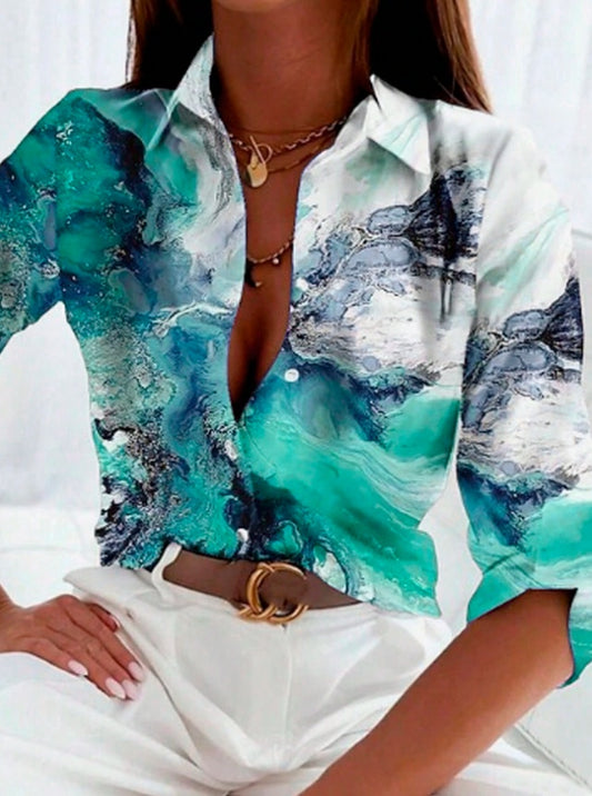 Women's Spring Summer Long Sleeve Casual Shirt by http://Lolyshop.shop