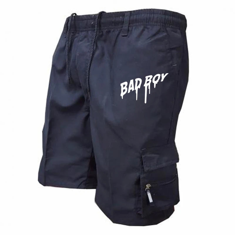 Summer Five-point Shorts Men's Sweatpants Fashion Casual Trend Loose Comfortable Multi-pocket Cargo Outdoor Short Trousers Daily