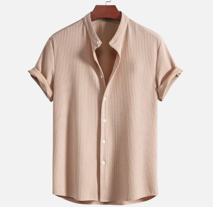 Short Sleeve Loose Shirt Top Summer Mens Clothing by http://Lolyshop.shop