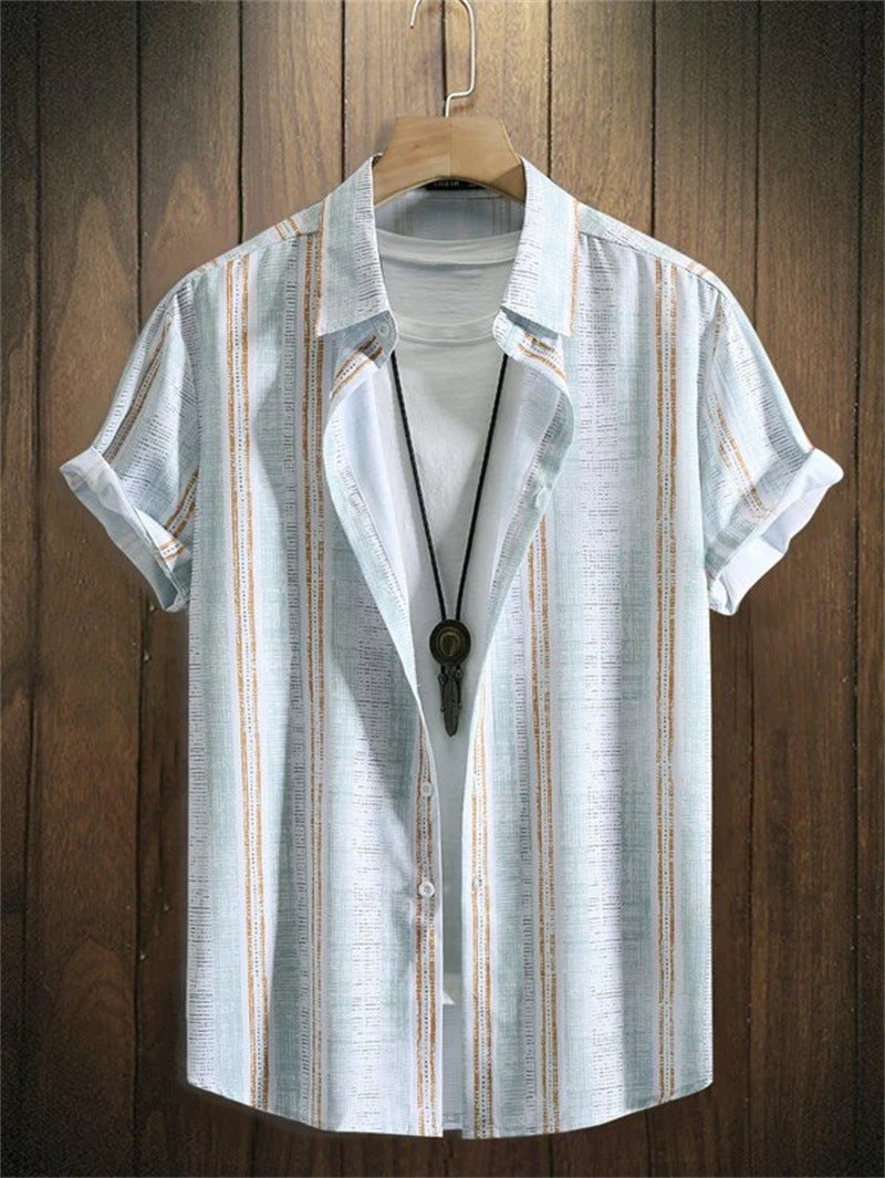 Vintage Shirt Hawaiian Loose Breathable Men's Clothing by http://Lolyshop.shop