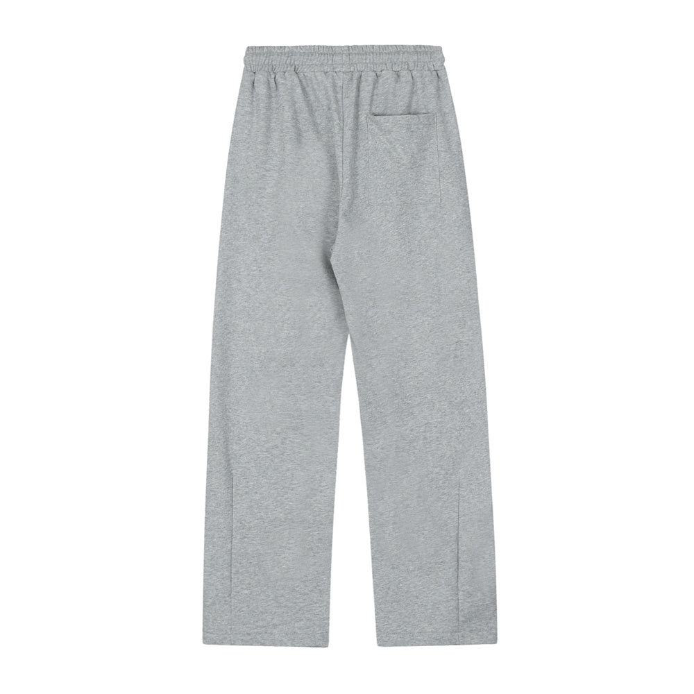 Letter Embroidery Sports Straight Sweatpants Men by http://Lolyshop.shop