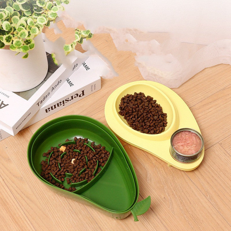 Avocado Pet Dog Cat Automatic Feeder Bowl For Dogs Drinking Water 690ml Bottle Kitten Bowls Slow Food Feeding Container Supplies by http://Loyshop.shop