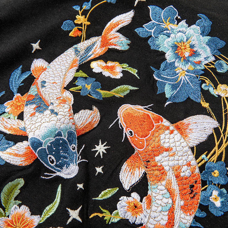 Icing On The Cake Light-changing Embroidery Round Neck Loose Top by http://Lolyshop.shop