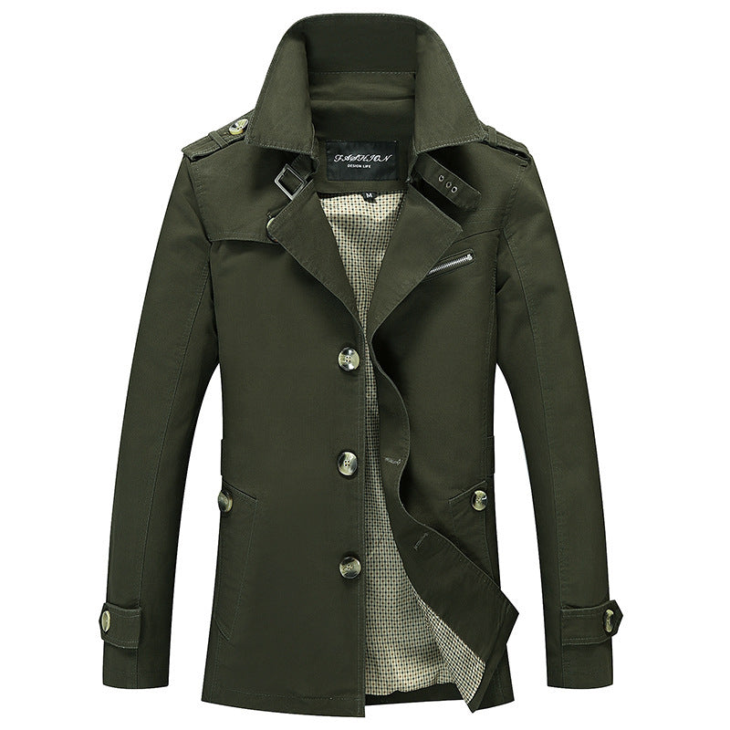 Spring men's washed windbreaker jacket men Men's Korean fashion men's fashion jacket men's clothing by http://Lolyshop.shop