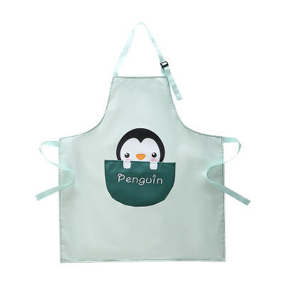 Kitchen Waterproof And Oil-proof Home Cooking Female Vibrato With Strapless Apron by http://Lolyshop.shop