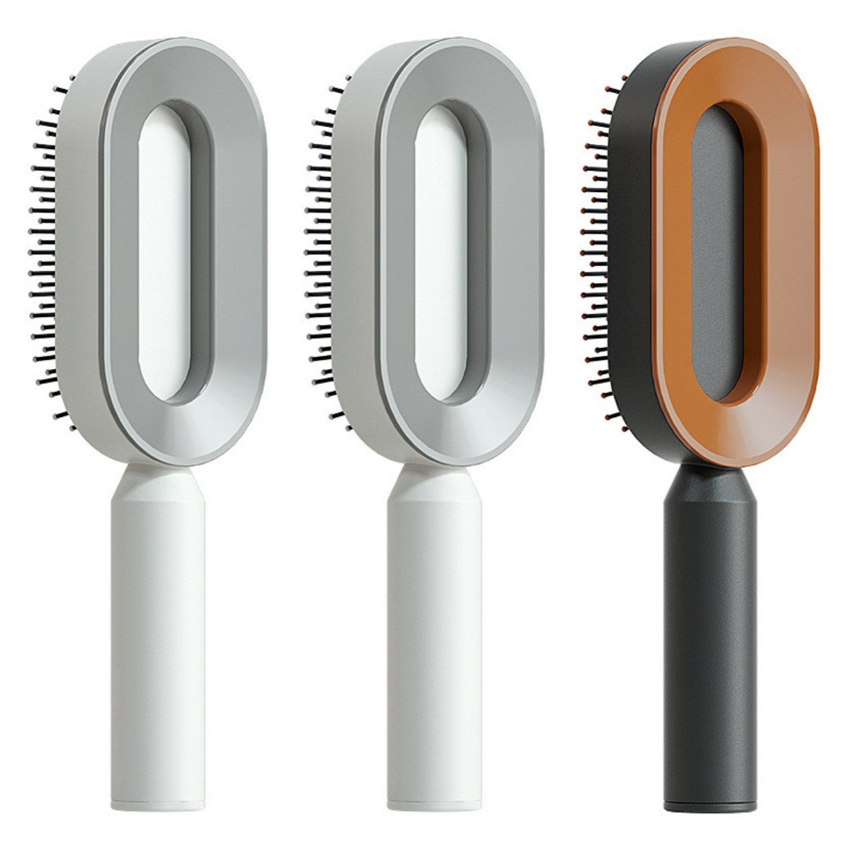 Self Cleaning Hair Brush For Women One-key Cleaning Hair Loss Airbag Massage Scalp Comb Anti-Static Hairbrush by http://Lolyshop.shop