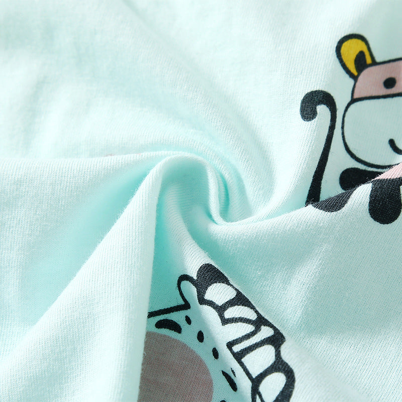 Boys And Girls Home Air Conditioning Clothing Cardigan Pajama Set by http://Lolyshop.shop