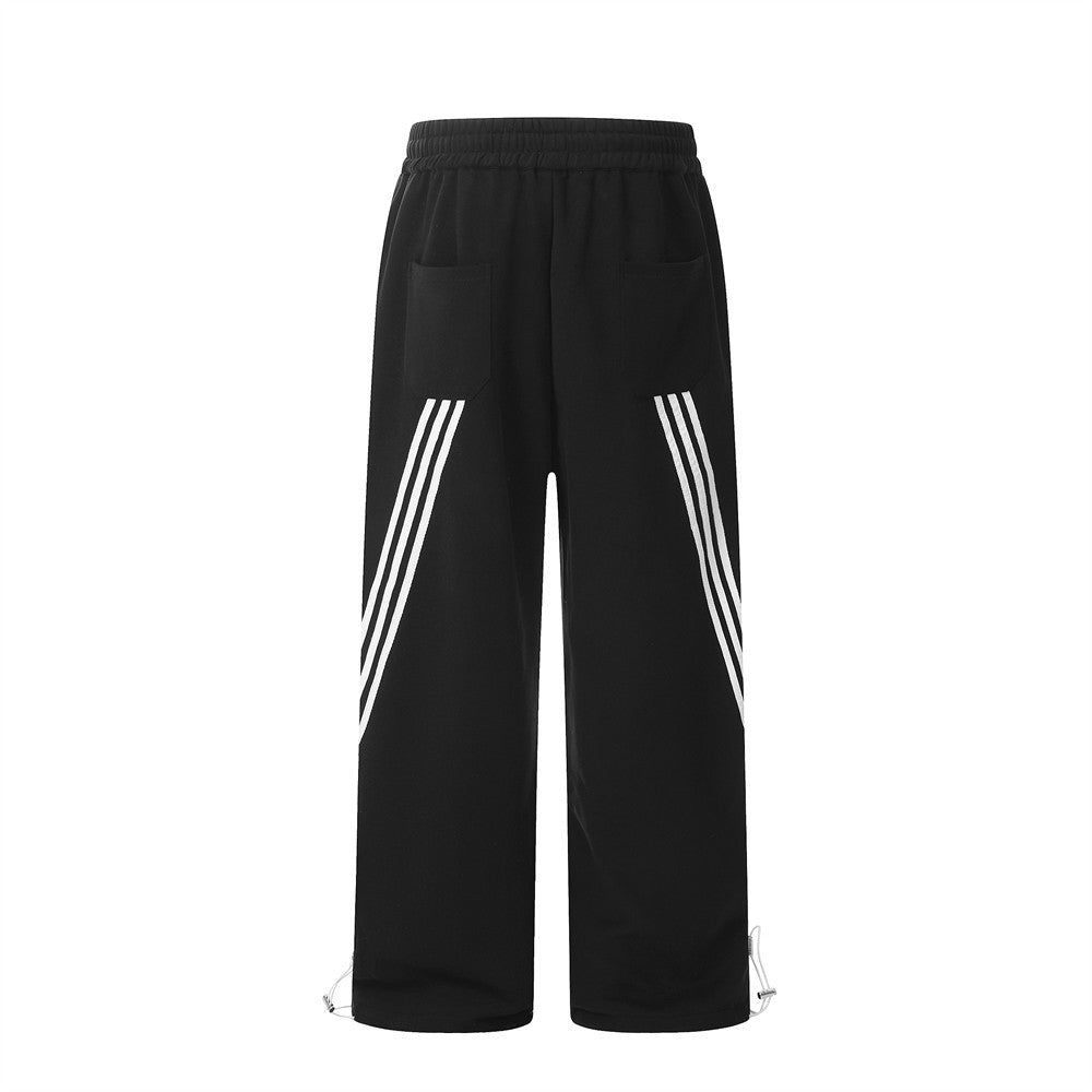 Fashion Individual Casual Straight-leg Trousers Men by http://Lolyshop.shop