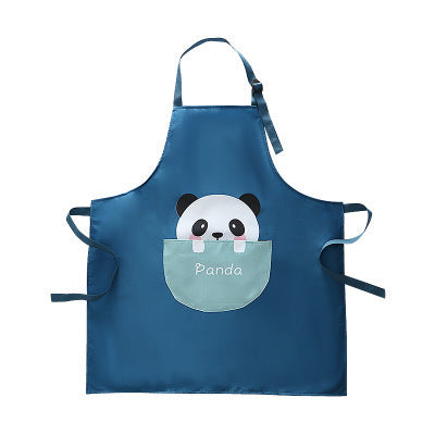 Kitchen Waterproof And Oil-proof Home Cooking Female Vibrato With Strapless Apron by http://Lolyshop.shop