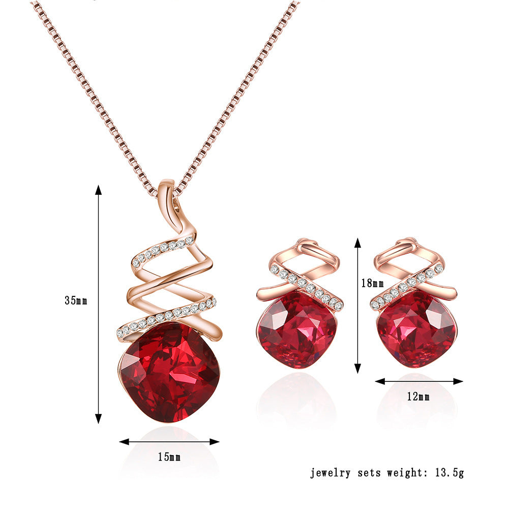Jewelry Set Bridal Necklace Earrings Fashion Jewelry Set by http://Lolyshop.shop