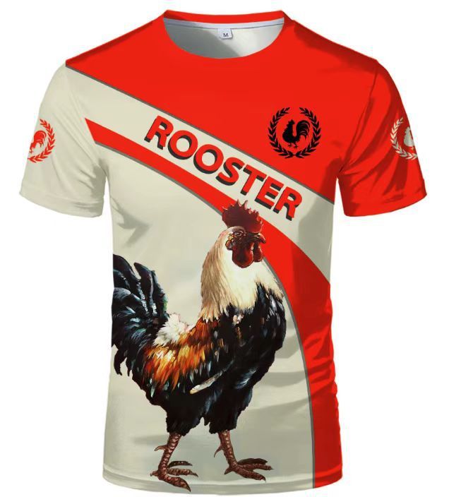 Men's Sports Casual T-shirt Street Trend Clothing Polyester 3D Short Sleeve by http://Lolyshop.shop