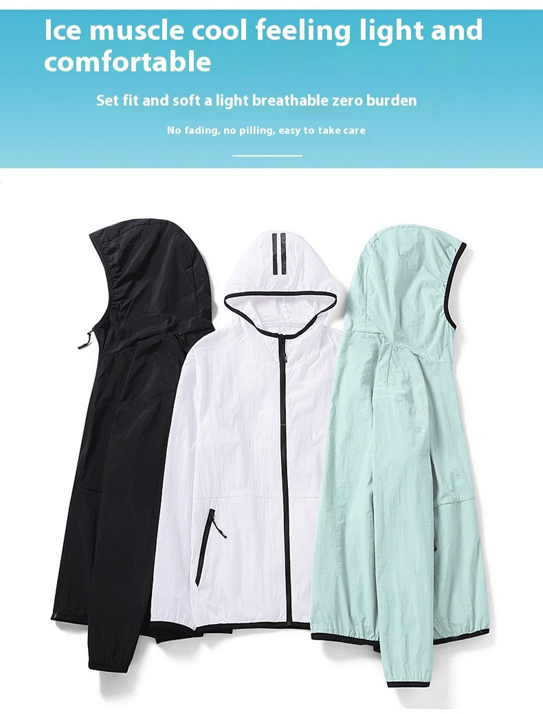 Hooded Lightweight Quick-drying Sun-protective Clothing by http://Lolyshop.shop