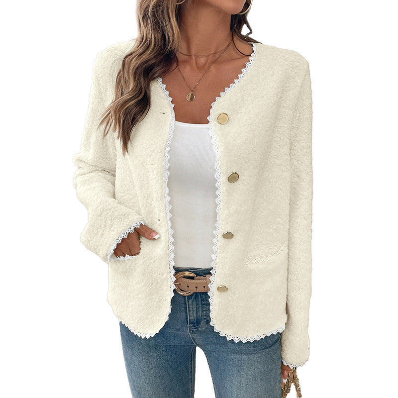 European And American Fashion Lambswool Cardigan - Http:// Lolyshop.shop