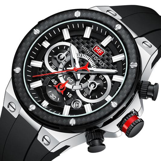 Men's Sports Watch Waterproof Carbon Fiber Ring by http://Lolyshop.shop