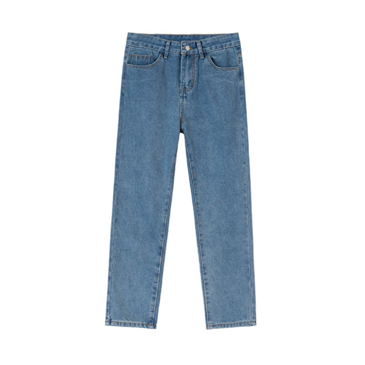 Loose Straight Cropped Pants Retro Trousers by http://Lolyshop.shop
