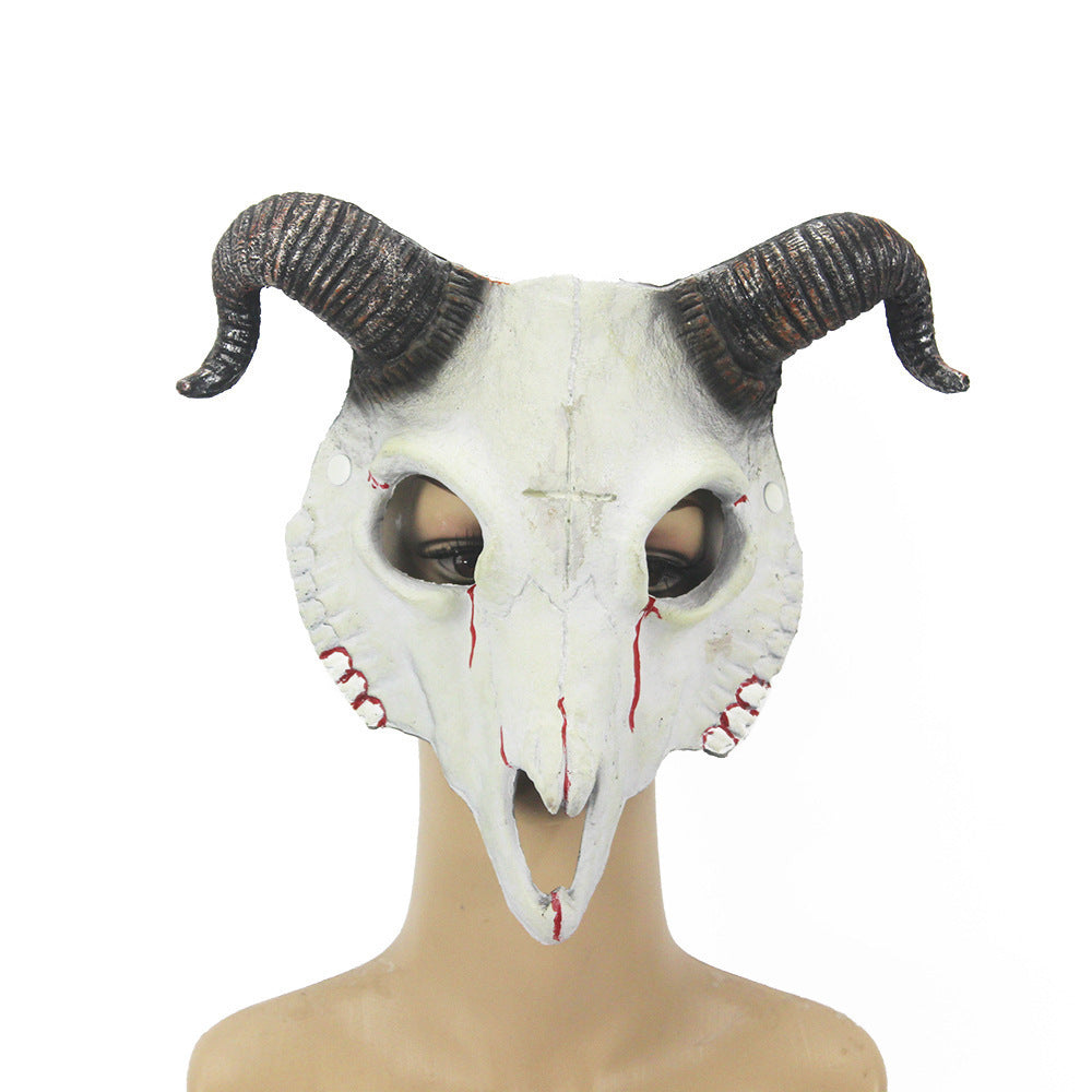 Goat Mask Halloween Party Pu Animals Mask by http://Loyshop.shop