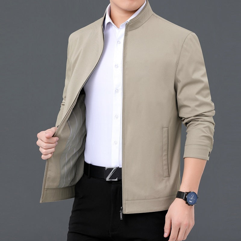 Men's Casual Business Jacket Clothing For Middle-aged Dad by http://Lolyshop.shop