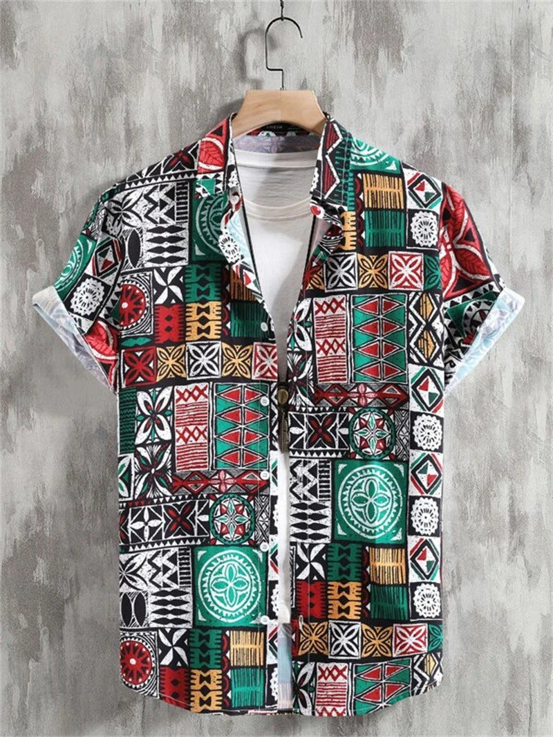 Vintage Shirt Hawaiian Loose Breathable Men's Clothing by http://Lolyshop.shop