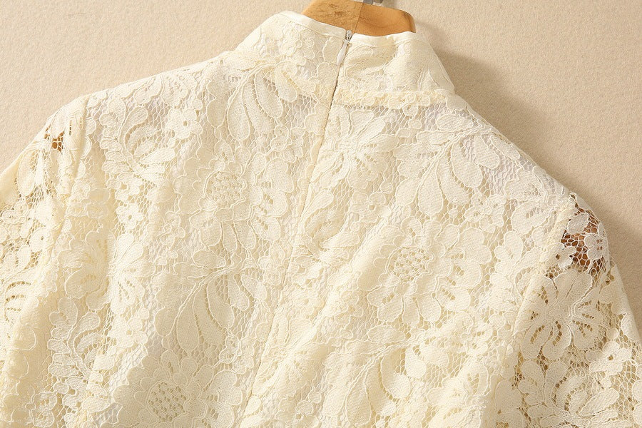 Fashion Embroidery Lace Dress Women