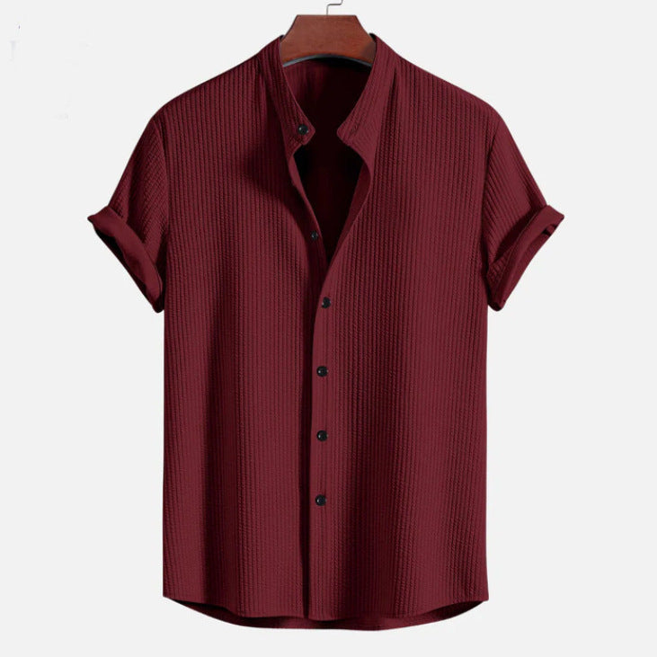 Short Sleeve Loose Shirt Top Summer Mens Clothing by http://Lolyshop.shop