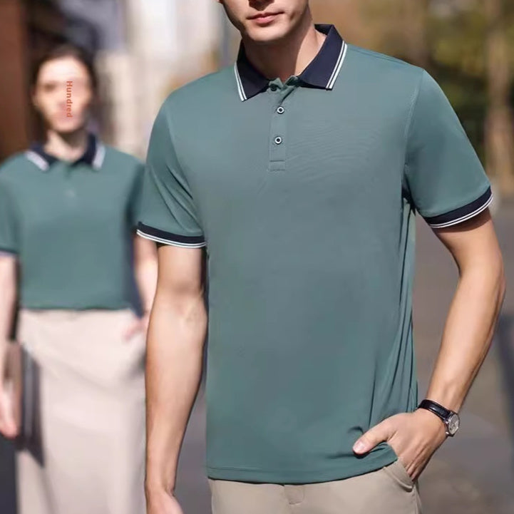 Business Polo Shirt Lapel Short Sleeve Corporate Cultural Clothing by http://Lolyshop.shop