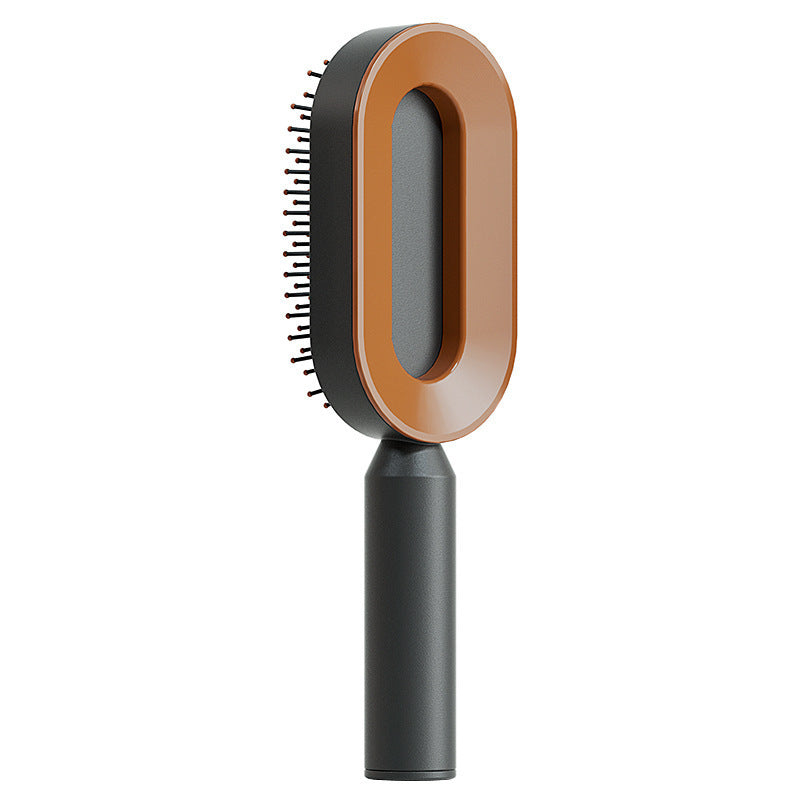 Self Cleaning Hair Brush For Women One-key Cleaning Hair Loss Airbag Massage Scalp Comb Anti-Static Hairbrush by http://Lolyshop.shop