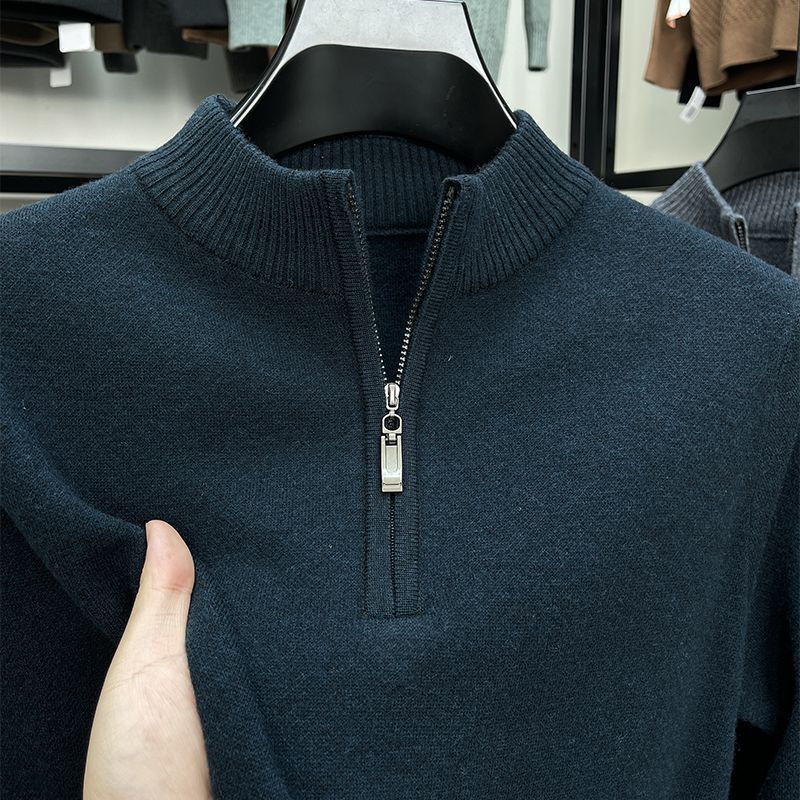 Casual Half Zipper Thermal Knitwear Coat by http://Lolyshop.shop