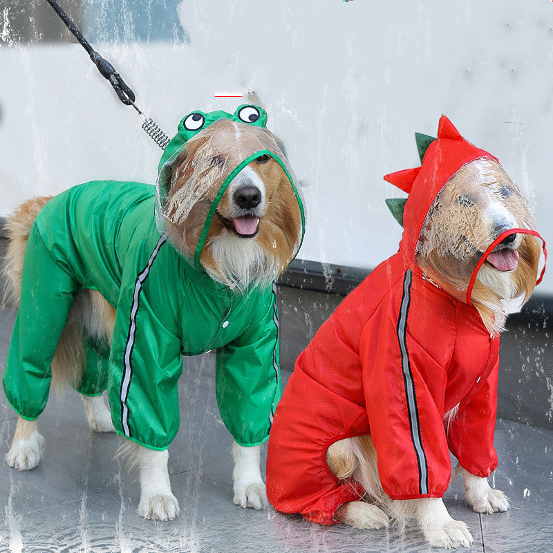 Four Legged Raincoat Pet Waterproof Clothing by http://Lolyshop.shop