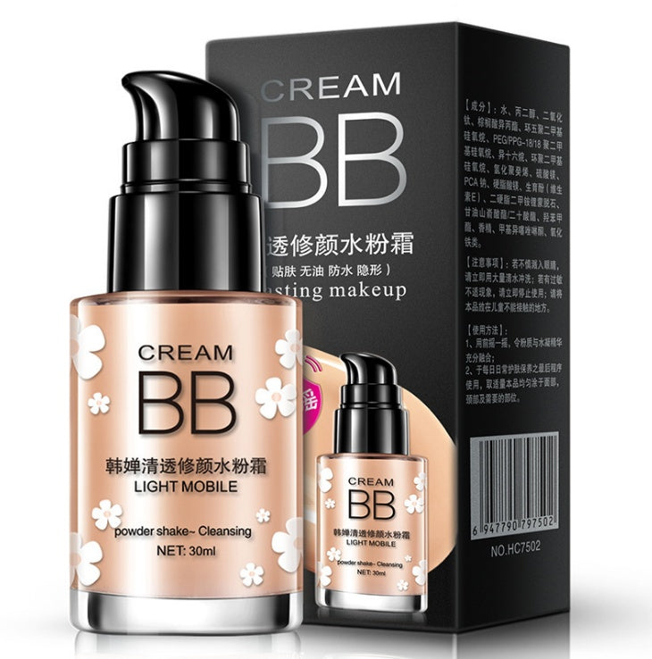 Clear and sleek hydrating cream nude makeup BB cream makeup concealer moisturizing BB cream by http://Lolyshop.shop
