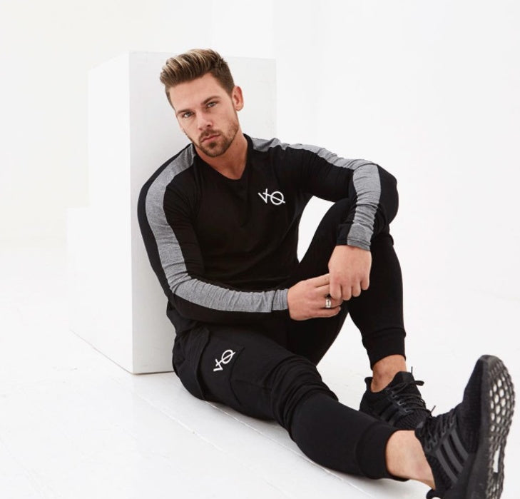 Brand Men fashion t shirt Slim shirts male Tops Leisure Bodybuilding Long Sleeve by http://Lolyshop.shop