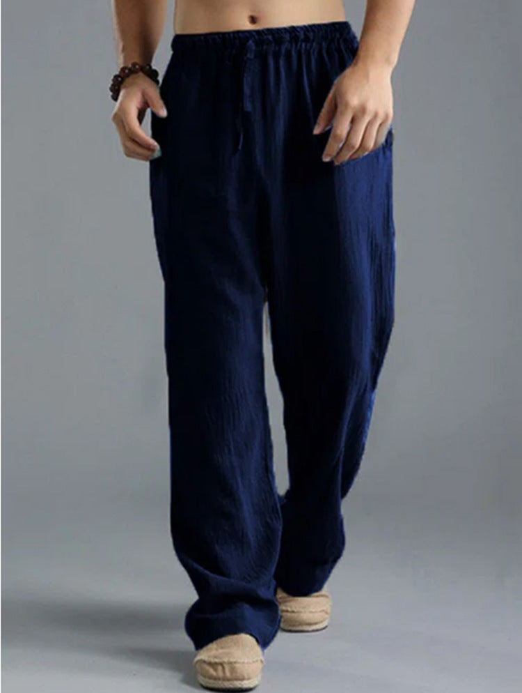 Men's Breathable Linen Loose Casual Sports Pants by http://Lolyshop.shop