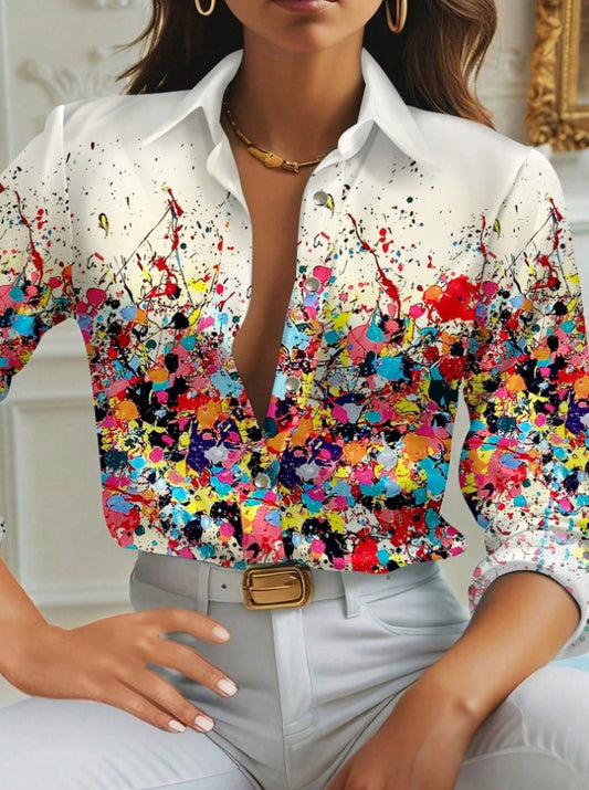 Women's Spring Summer Long Sleeve Casual Shirt by http://Lolyshop.shop