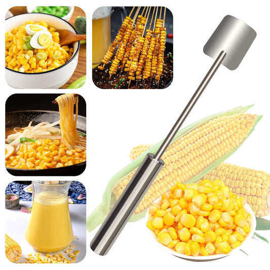 Kitchen Gadget Corn On The Cob Remover Stainless Steel Planer Ergonomic Handle Peeler Peel Separate & Enjoy Corn With Minimal Effort by http://Lolyshop.shop