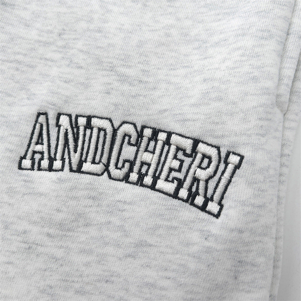 Embroidered Letters Exercise Casual Pants Men by http://Loyshop.shop