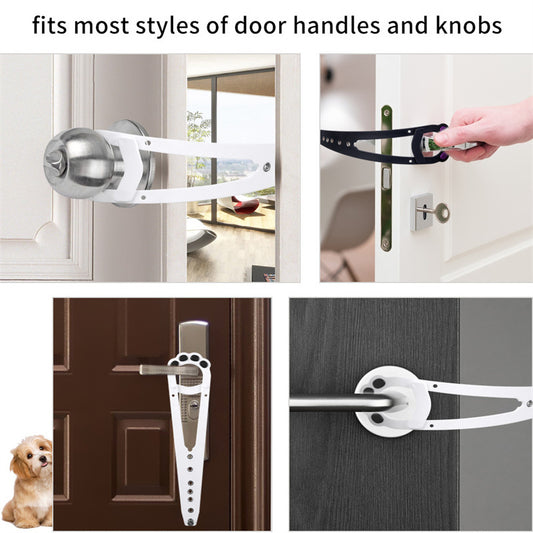 Pet Cat Door Holder Latch Prevents Dogs From Entering Cat Supplies Adjustable Elastic Gate Lock Keep Dog Out Pet Cat Accessories by http://Loyshop.shop