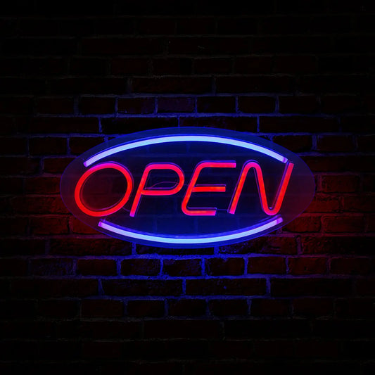 Open Neon Sign Business Sign LED Night Light Hanging Window Shop Cafe Bar Restaurant Decoration Personalized Night Lamp by http:// Lolyshop.shop